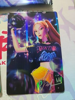 McDonald's Holographic Card - K POP DEMON HUNTERS HUNTRIX MIRA Laser Foil Card